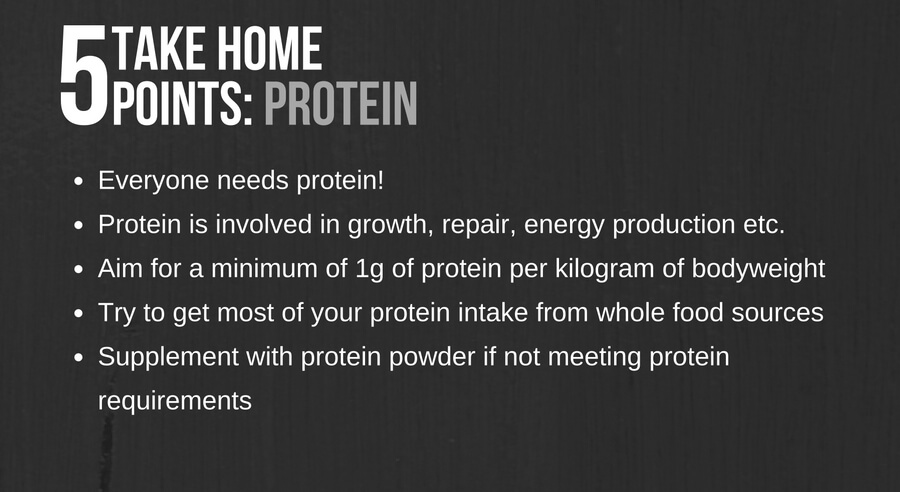 Protein: List of 5 facts