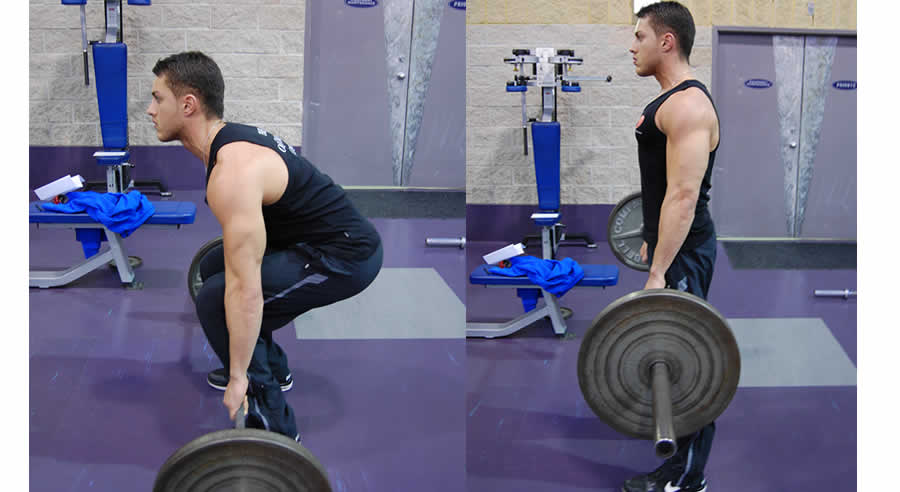 Deadlift Performed by Male Personal Trainer