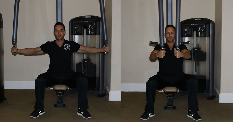 Machine Pec Fly - The Optimal You  Online Personal Trainers & Holistic  Nutrition