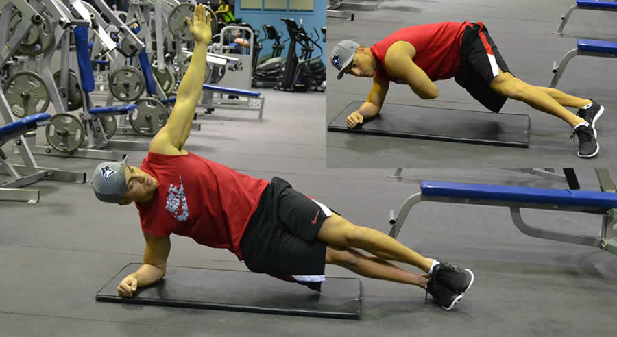 Side Rotation Planks Male Online Personal Training