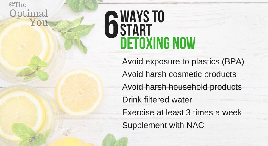 A list of 6 natural ways to start detoxing now
