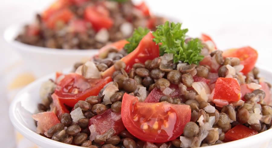 Lentil Tomato Salad as Recommended by a Holistic Nutiritonist