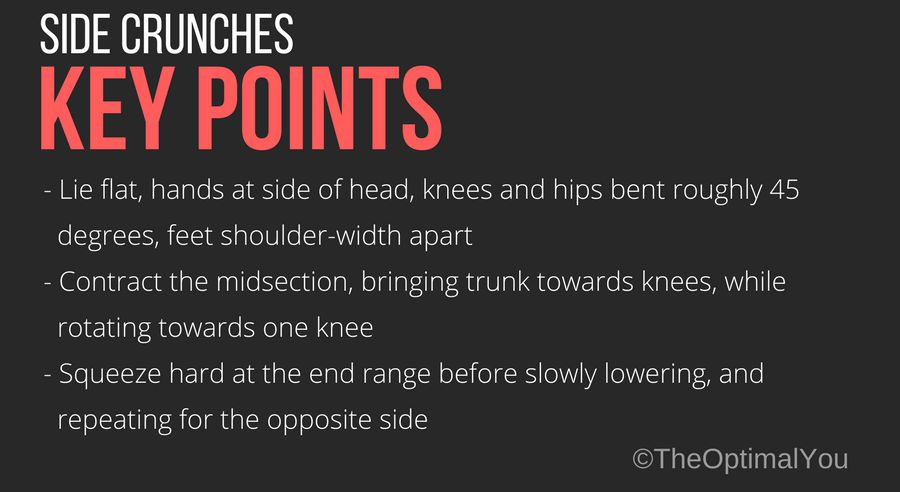 Key Points When Performing Side Crunches